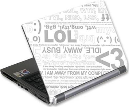 G-Cube ChatRoom αυτοκόλλητο για Laptop 17'' Ασημί