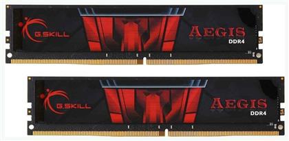 G.Skill Aegis 16GB DDR4 RAM με 2 Modules (2x8GB) και Ταχύτητα 2666 για Desktop