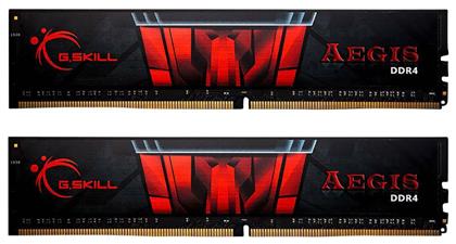 G.Skill Aegis 32GB DDR4 RAM με 2 Modules (2x16GB) και Ταχύτητα 3000 για Desktop