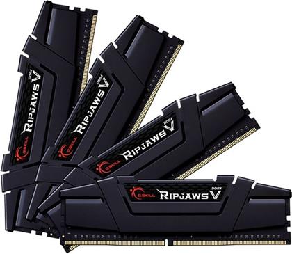 G.Skill Ripjaws V 128GB DDR4 RAM με 4 Modules (4x32GB) και Ταχύτητα 3600 για Desktop