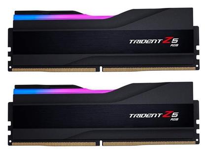 G.Skill Trident Z5 RGB 32GB DDR5 RAM με 2 Modules (2x16GB) και Ταχύτητα 6000 για Desktop