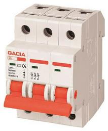 Gacia 3X80A Διακόπτης Ράγας 400V 80A