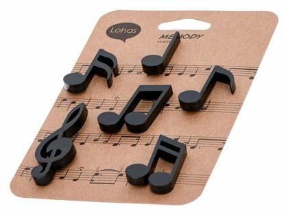 Gadget Master Μουσικές Νότες Μαγνητάκι Πλαστικό 10.5x10.5εκ.