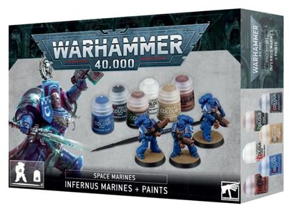 Games Workshop Warhammer 40K Infernus Space Marines + PAINTS ENG/SPA/PORT/LATV/R OM