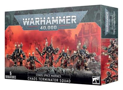 Games Workshop Warhammer Chaos Space Marines : Terminators Figures