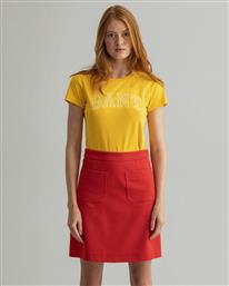 Gant Γυναικείο T-shirt Κίτρινο από το Koolfly