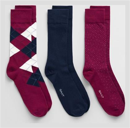 Gant Ανδρικές Κάλτσες 3Pack