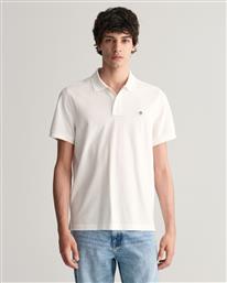Gant Ανδρική Μπλούζα Κοντομάνικη Polo Λευκή