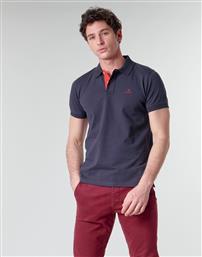 Gant Ανδρικό T-shirt Κοντομάνικο Polo Navy από το Z-mall