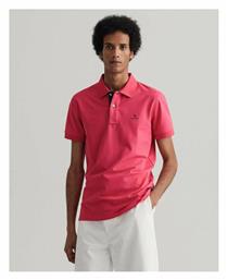 Gant Ανδρική Μπλούζα Polo Κοντομάνικη Sunset Pink