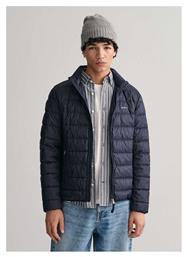 Gant Ανδρικό Χειμωνιάτικο Μπουφάν Puffer Navy Μπλε από το Z-mall