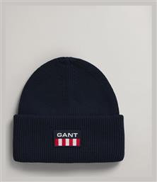 Gant Beanie Ανδρικός Σκούφος σε Navy Μπλε χρώμα