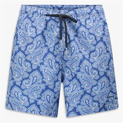 Gant Paisley Ανδρικό Μαγιό Σορτς Blue με Σχέδια από το Notos