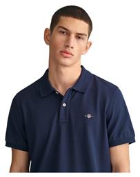 Gant Shield Pique Polo Μπλούζα Navy Μπλε