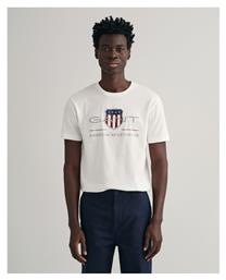 Gant T-shirt Λευκό από το Modivo