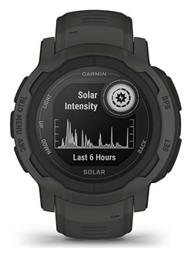 Garmin Instinct 2 Solar 45mm Αδιάβροχο Smartwatch με Παλμογράφο (Graphite)