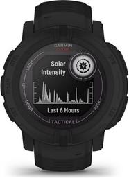 Garmin Instinct 2 Solar Tactical Edition 45mm Αδιάβροχο Smartwatch με Παλμογράφο (Black)