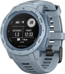 Garmin Instinct 45mm Αδιάβροχο Smartwatch με Παλμογράφο (Sea Foam)