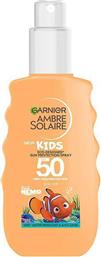 Garnier Αδιάβροχο Παιδικό Αντηλιακό Spray Ambre Solaire Kids Sun Protection Nemo SPF50+ 150ml