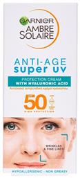 Garnier Ambre Solaire Anti-age Super UV SPF50 Αντηλιακή Κρέμα