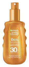 Garnier Ambre Solaire Ideal Bronze SPF30 Αντηλιακή Κρέμα 150ml