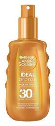 Garnier Ambre Solaire Ideal Bronze SPF30 Αντηλιακή Κρέμα