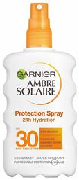 Garnier Ambre Solaire Protection 24h Hydration SPF30 Αντηλιακή Λοσιόν