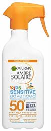 Garnier Ambre Solaire Sensitive Advanced Αδιάβροχο Παιδικό Αντηλιακό Spray SPF50 300ml από το Attica