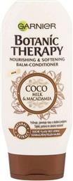 Garnier Botanic Therapy Condiotioner Coco Macadamia Conditioner Αναδόμησης/θρέψης για Όλους τους Τύπους Μαλλιών 200ml από το e-Fresh