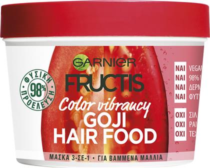 Garnier Fructis Hair Food Goji Μάσκα Μαλλιών για Προστασία Χρώματος 390ml από το Pharm24