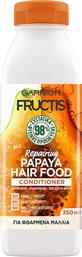Garnier Fructis Papaya Hair Food Conditioner Αναδόμησης/θρέψης για Όλους τους Τύπους Μαλλιών 350ml