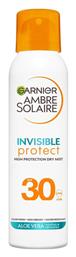 Garnier Invisible Protect Mist SPF30 Αντηλιακό Mist 200ml