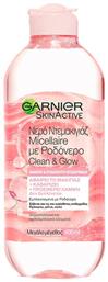 Garnier Micellar Water Καθαρισμού SkinActive Rose Clean & Glow για Ευαίσθητες Επιδερμίδες 400ml από το Galerie De Beaute