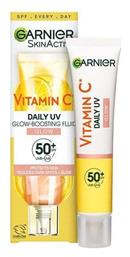 Garnier SkinActive Vitamin C Daily UV SPF50 Αντηλιακή Κρέμα