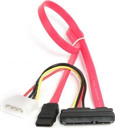 Gembird 7-Pin SATA III - 22-Pin SATA III + Molex 4 pin Cable 0.35m Κόκκινο (CC-SATA-C1) από το Plus4u