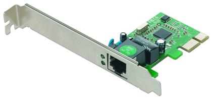 Gembird Ενσύρματη Κάρτα Δικτύου Gigabit (1Gbps) Ethernet PCI-e από το e-shop