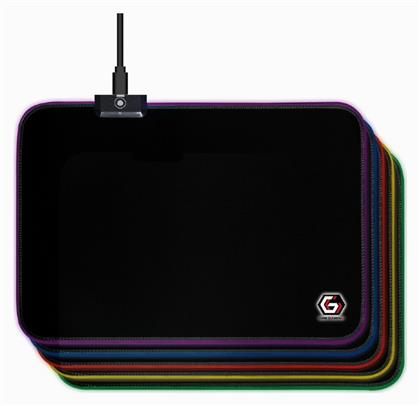 Gembird MP-GAMELED-M Gaming Mouse Pad Medium 350mm με RGB Φωτισμό Μαύρο από το Public