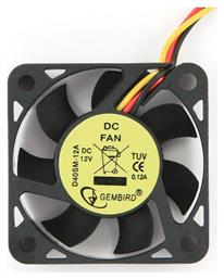 Gembird Sleeve Bearing Cooling 12v Case Fan 40mm με Σύνδεση 3-Pin από το e-shop