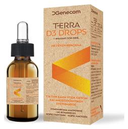 Genecom Terra D3 Drops Βιταμίνη 400iu 30ml