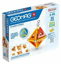 Geomag Μαγνητικό Παιχνίδι Κατασκευών Classic Panels 35pcs για Παιδιά 5+ Ετών από το Moustakas Toys