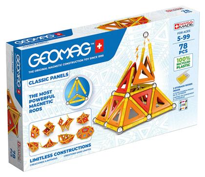 Geomag Μαγνητικό Παιχνίδι Κατασκευών Classic Panels για Παιδιά 5+ Ετών