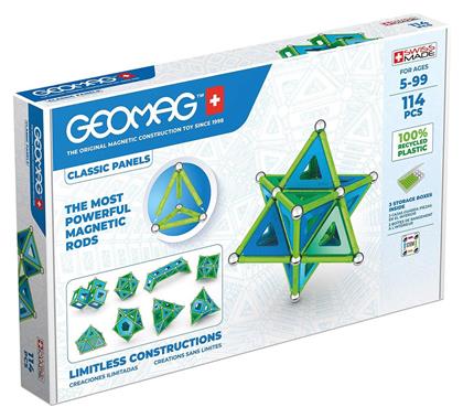 Geomag Μαγνητικό Παιχνίδι Κατασκευών Classic Panels για Παιδιά 5+ Ετών