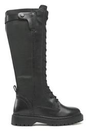 Geox Bleyze Δερμάτινες Γυναικείες Μπότες Μαύρες από το MyShoe