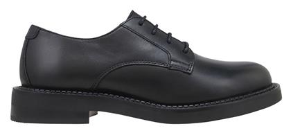 Geox Δερμάτινα Ανδρικά Casual Παπούτσια Μαύρα