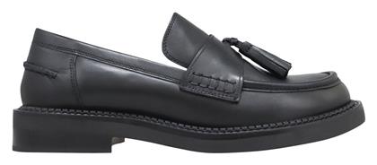 Geox Δερμάτινα Γυναικεία Loafers σε Μαύρο Χρώμα από το Modivo