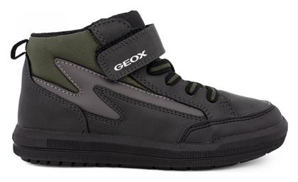 Geox J Arzach Boy Μποτάκια Μαύρα