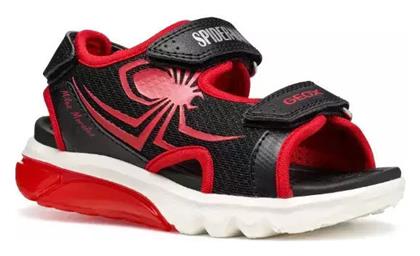 Geox J Sandal Ciberdron Μαύρα
