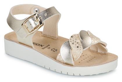 Geox J Sandal Costarei Χρυσά