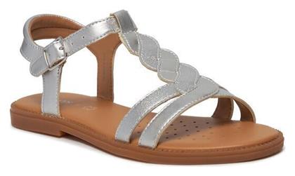 Geox J Sandal Karly Ασημί