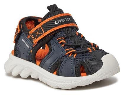 Geox J Sandal Navy Μπλε